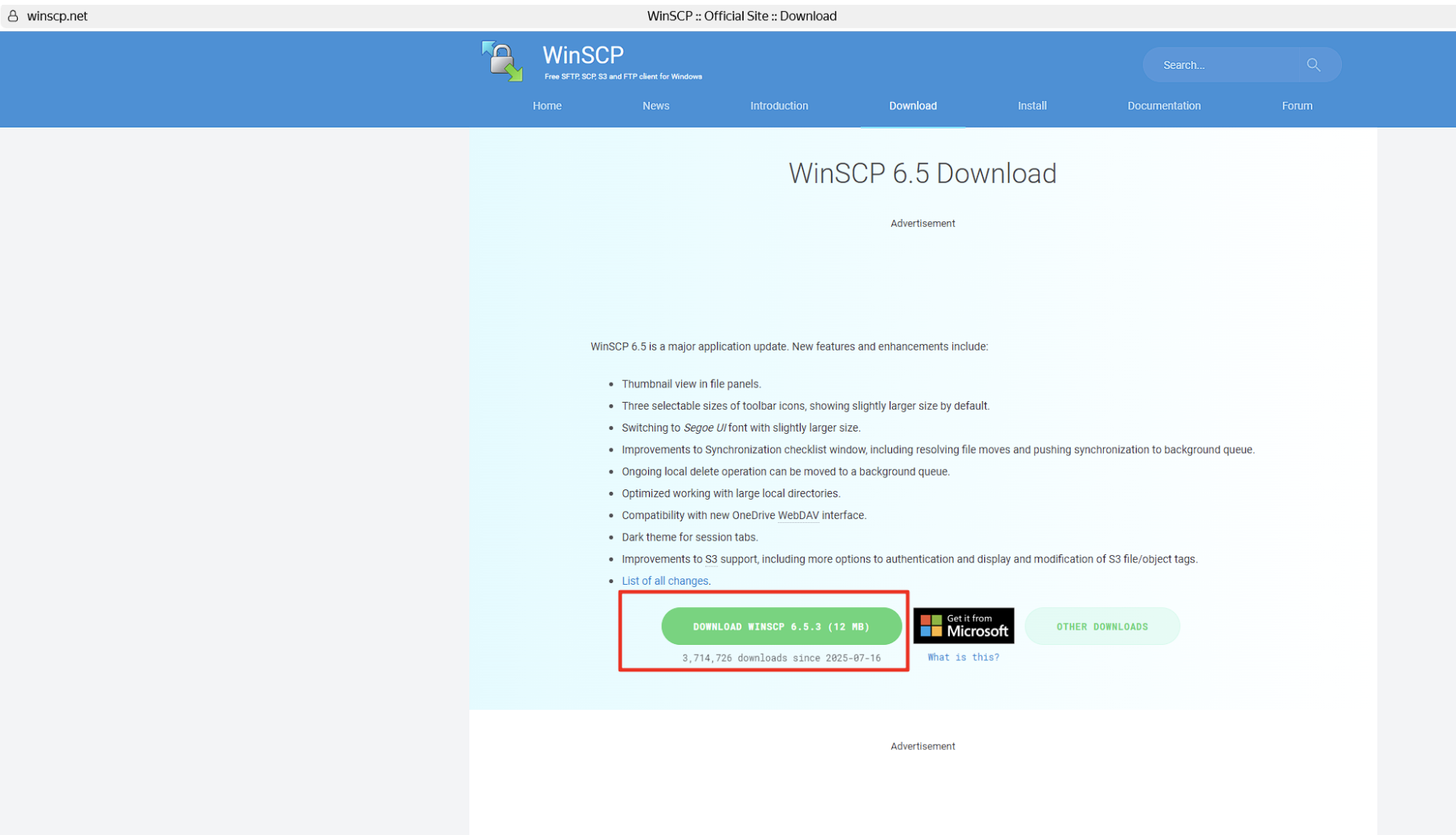 Установка WinCP