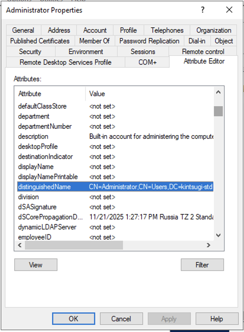 Find distribution name