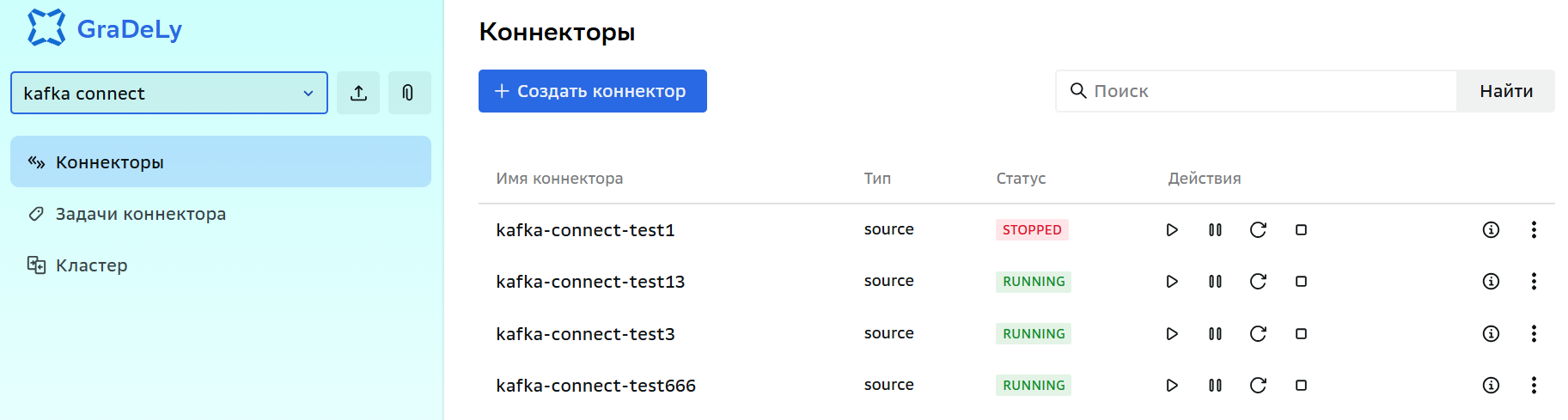 Коннекторы, Просмотр